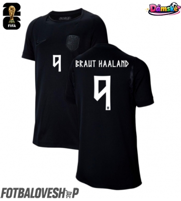 Norsko Erling Haaland #9 Dámské Venkovní Dres MS 2026 Krátký Rukáv